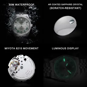 Watch clasp detail