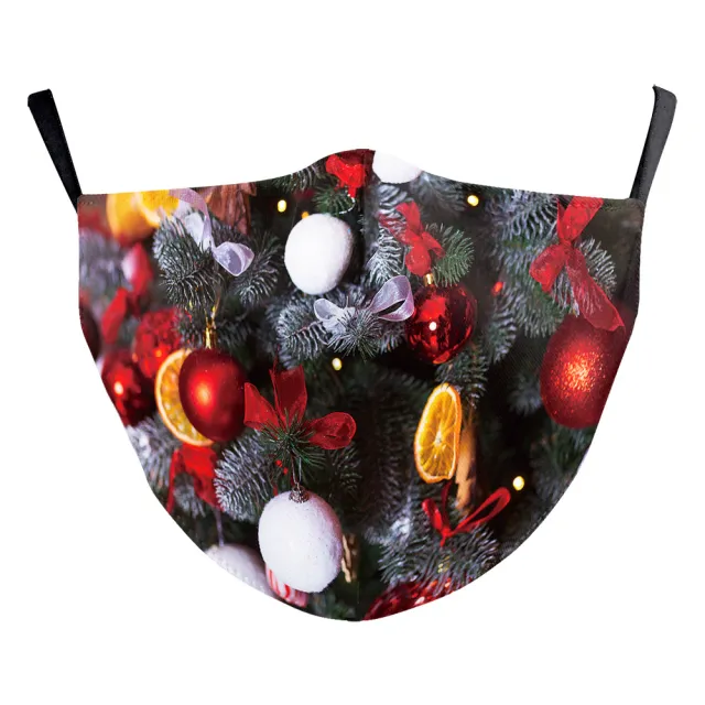 Christmas Light Shadow Digital Printing Double layer Dust Mask B178 1096 - Shop at LoveMi