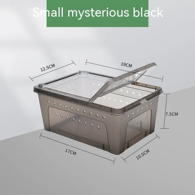 Silkworm Feeding Pet Box Turtle Jar Blacksmall Size - Shop at LoveMi