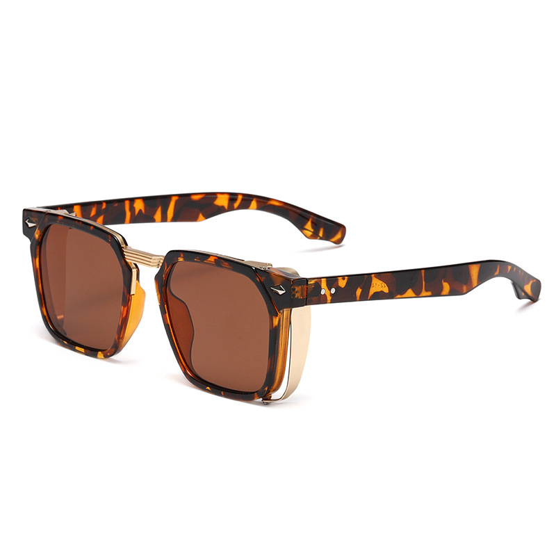 Retro Personalized Rice Nail Y2k Box Sunglasses - Image 3