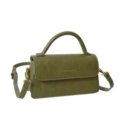 Retro Fashion Shoulder Crossbody Handbag - Green - View 1