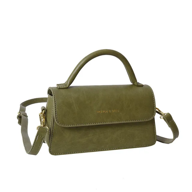 Retro Fashion Shoulder Crossbody Handbag Green - Shop at LoveMi