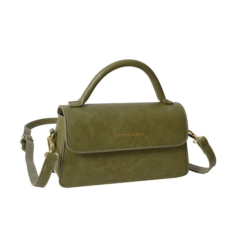 Retro Fashion Shoulder Crossbody Handbag - Green