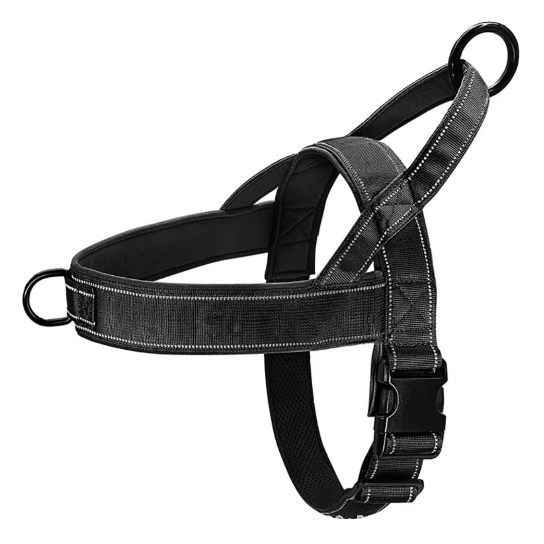 Double D-ring Explosion-proof Tactical Dog Harness Black S Code