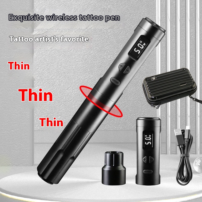 Exquisite Thin Tattoo Pen Wireless Charging