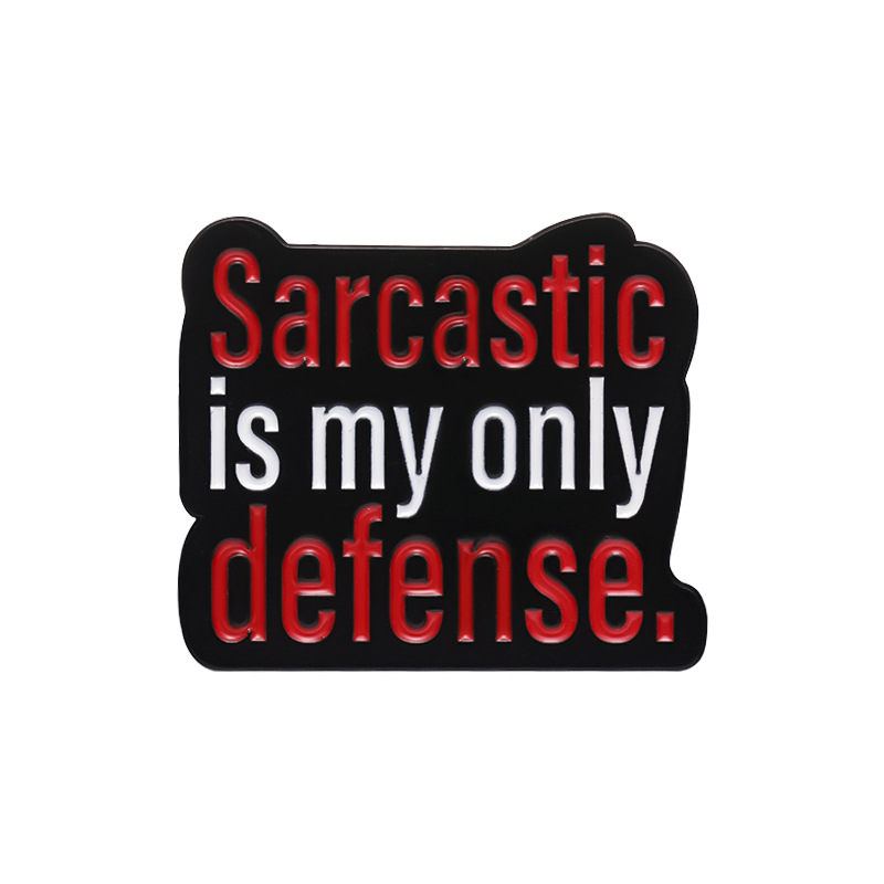 Motivational Fun And Creative Metal Badges Featuring Personalized Letter Designs In English