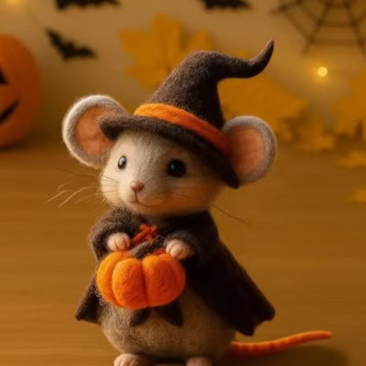 Halloween Ghost Pumpkin Mouse Cute And Adorable 3