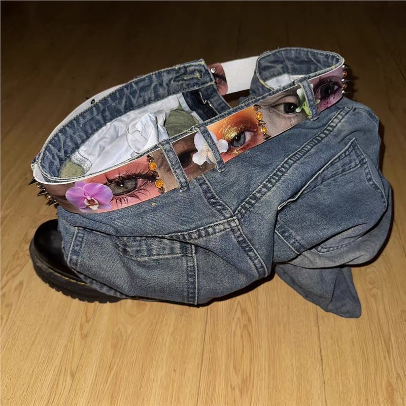 Trendy Original Designer Belt With An Eye Motif