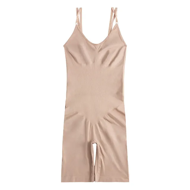 One piece Corset Full Body Belly Contracting And Hip Lifting Postpartum Corset Skin Color - Shop at LoveMi