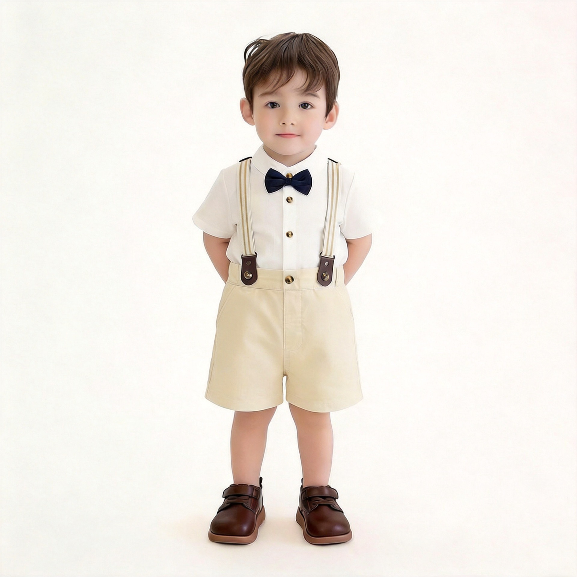 Korean-style Suspender Pants Set For Boys — foto 6
