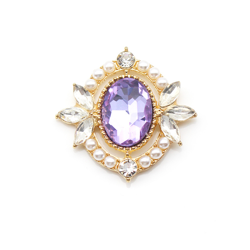 Glass Openwork Rhinestone Jewelry For Headwear And Bag Accessories