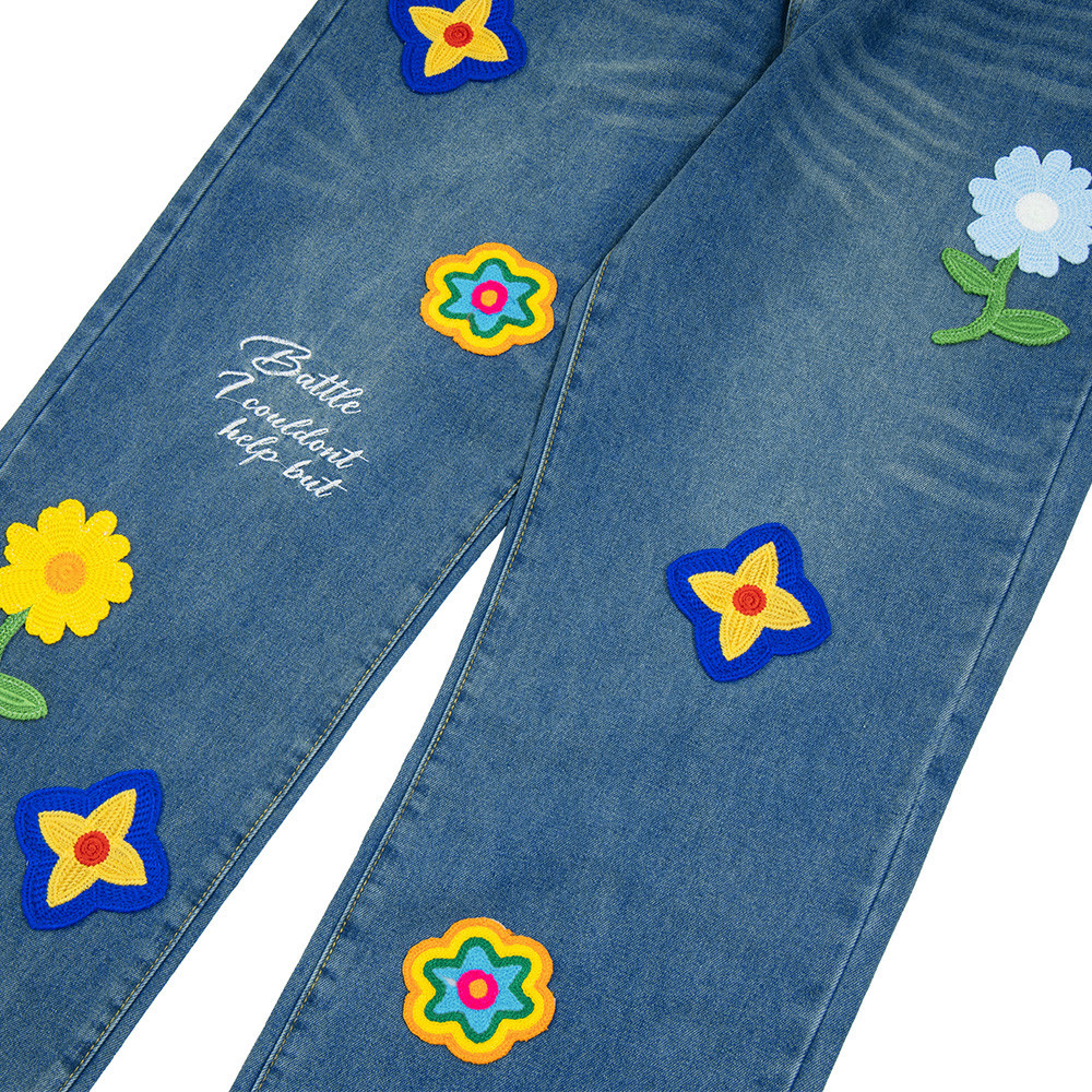 Washed Loose Wide-leg Jeans For Men And Women - Image 3