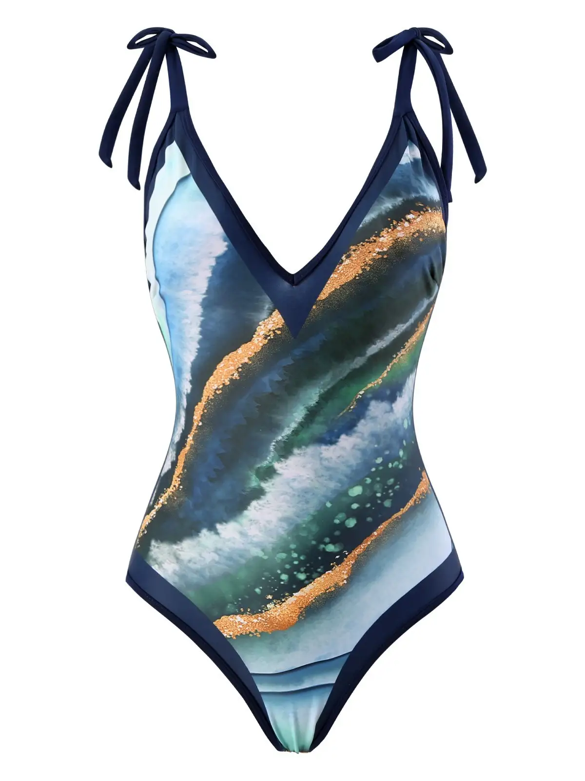 One-piece Sexy Figure-flattering Swimsuit Womens Two-piece Set
