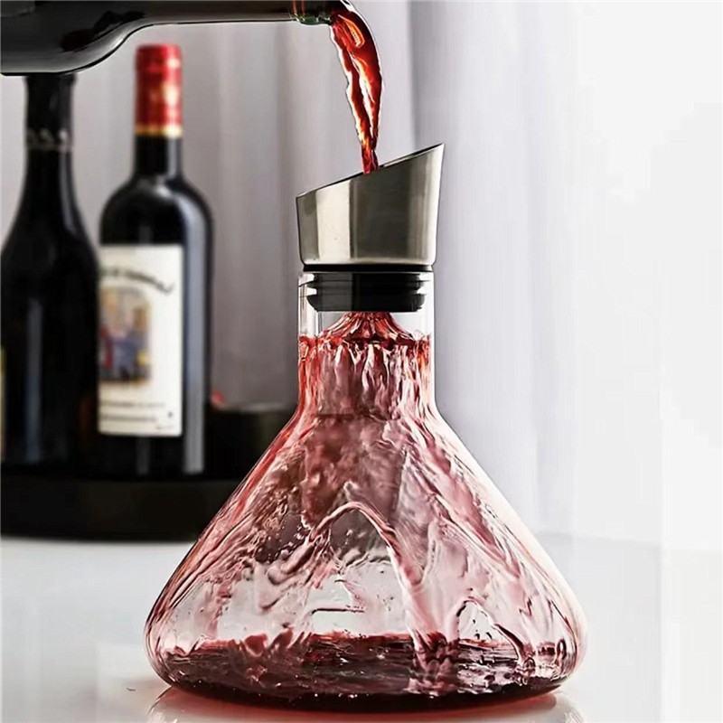 Flat Bottom Wine Decanter