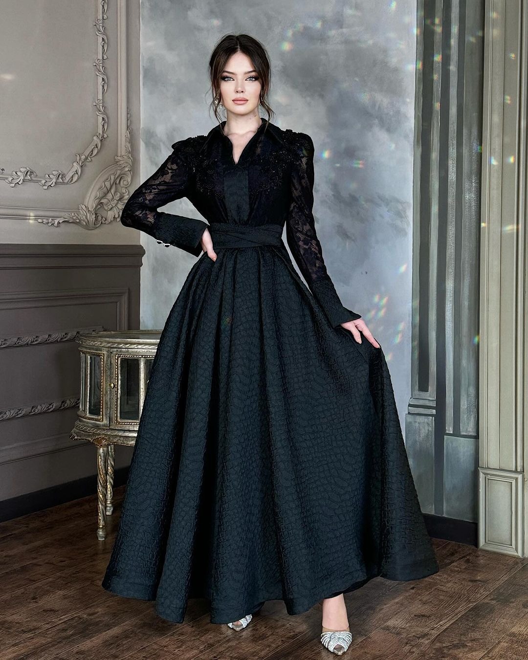 Long Sleeve Lace Dress, picture 6 of 7