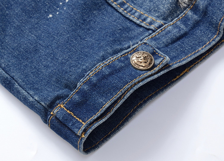 Title 8, Denim Ceket Erkek Yıkama Üst Slim Fit Denim Cek...