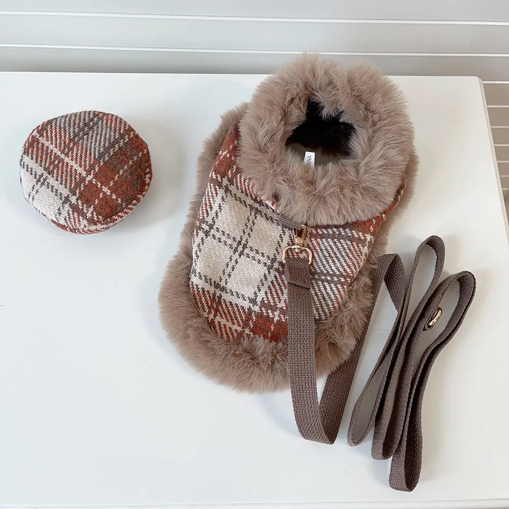 Dog Leash-compatible Luxe Fluffy Skirt