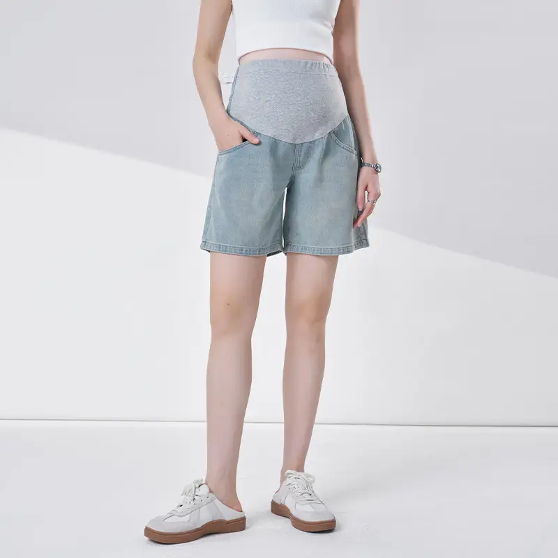 Summer Short Belly Wide-leg Pants In Summer