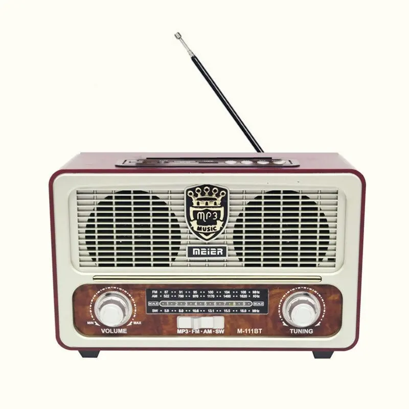 Export Desktop Retro Radio Full Band Bluetooth