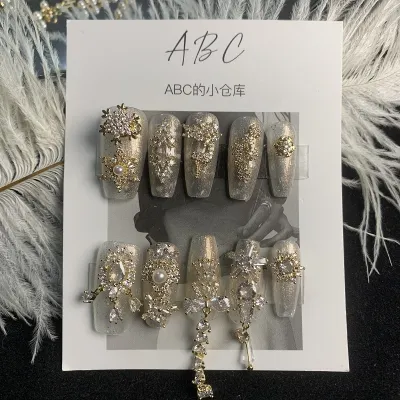 Temperament Finished Nail Beauty Pure Work Fixed Detachable Wearable Armor