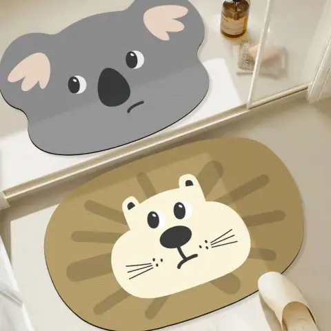Bathroom Diatom Ooze Absorbent Non-slip Mat