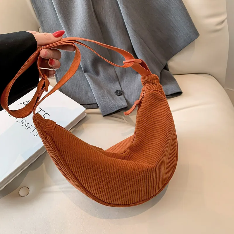 Lightweight Small Satchel Underarm Bag Shoulder Canvas Bag