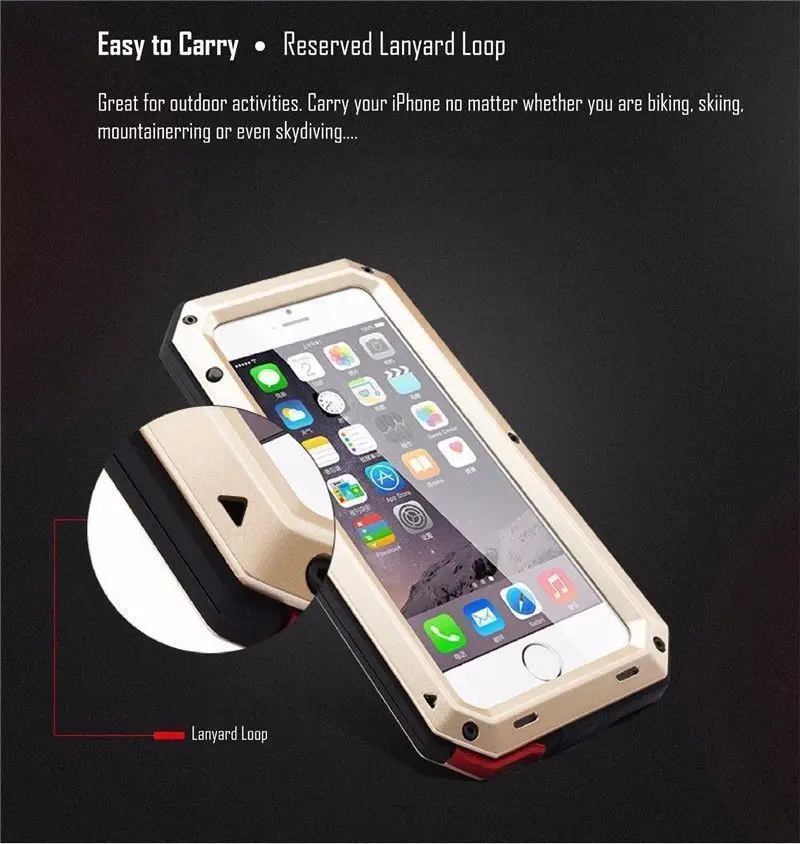 Title 2, Aluminum alloy anti-drop mobile phone case comp...