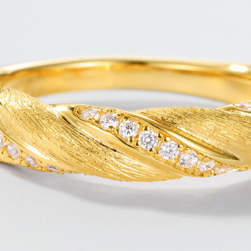 National Fashion New Chinese Rotating Brushed Ring Women