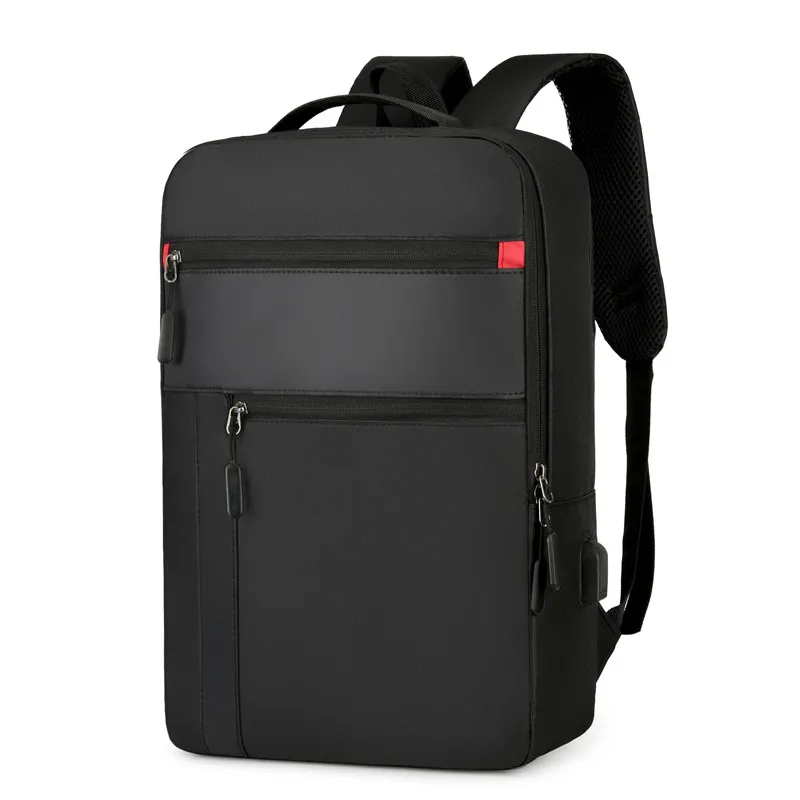 Backpack Male Student Large Capacity - Black