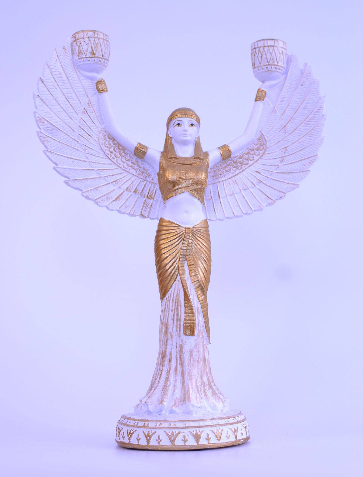 Title 5, Egyptian Goddess Sculptured Ornaments Modern Mi...