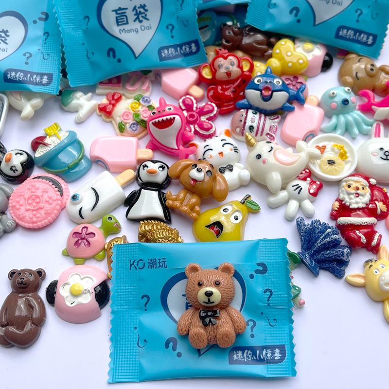 Christmas Blind Bag Small Animal Cute Mini Small Ornaments Luminous