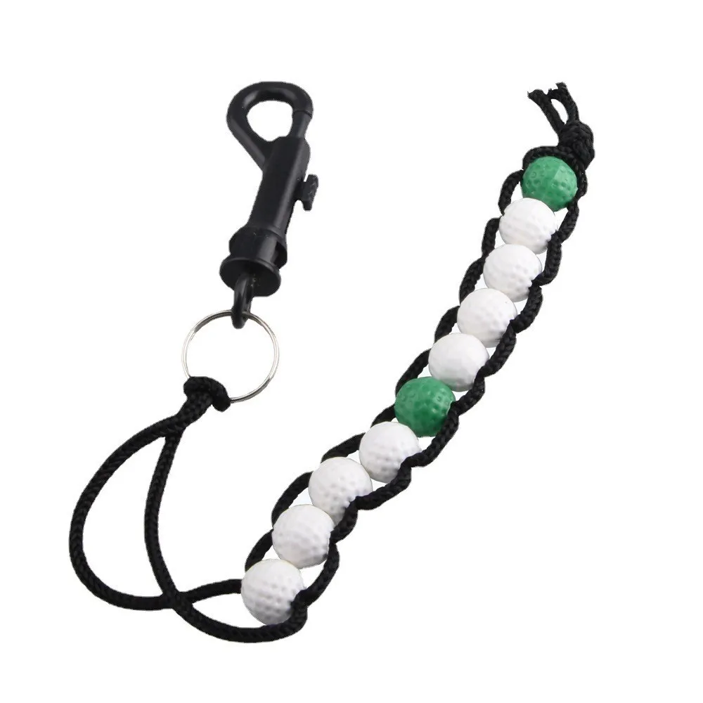 Golf Scoring Device Beads String Scoring Machine Counter Cross Beads String Scoring Machine Golf Accessories