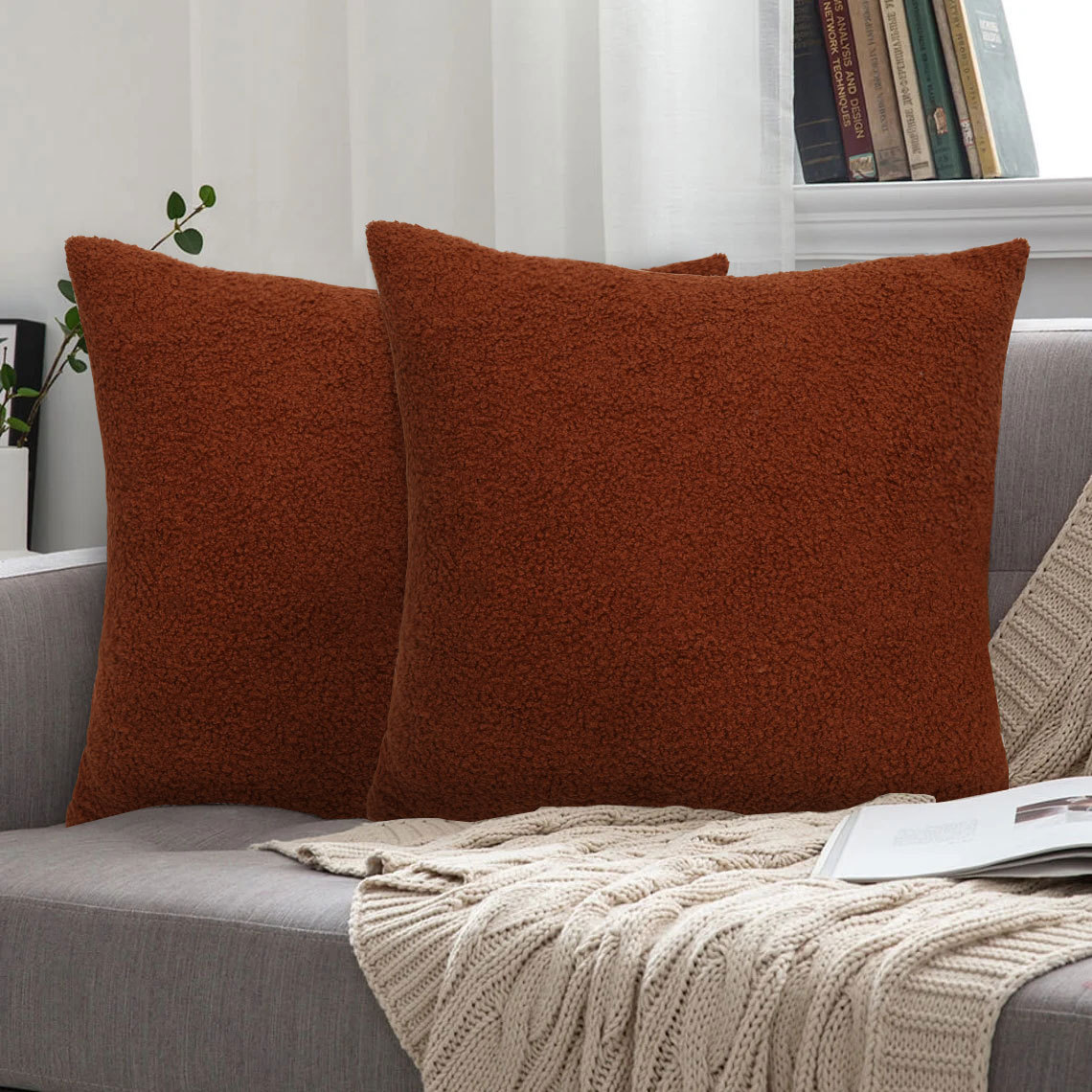 Title 11, Soft Color Model Room Bay Window Throw Pillowcase