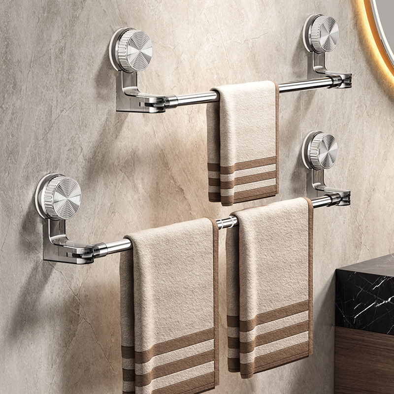 Suction-cup Retractable No-drill Bathroom Storage Rack