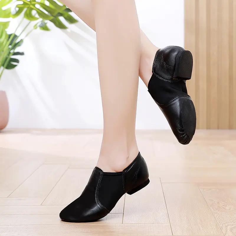Genuine Leather Practice Shoes Soft-soled Jazz Dance