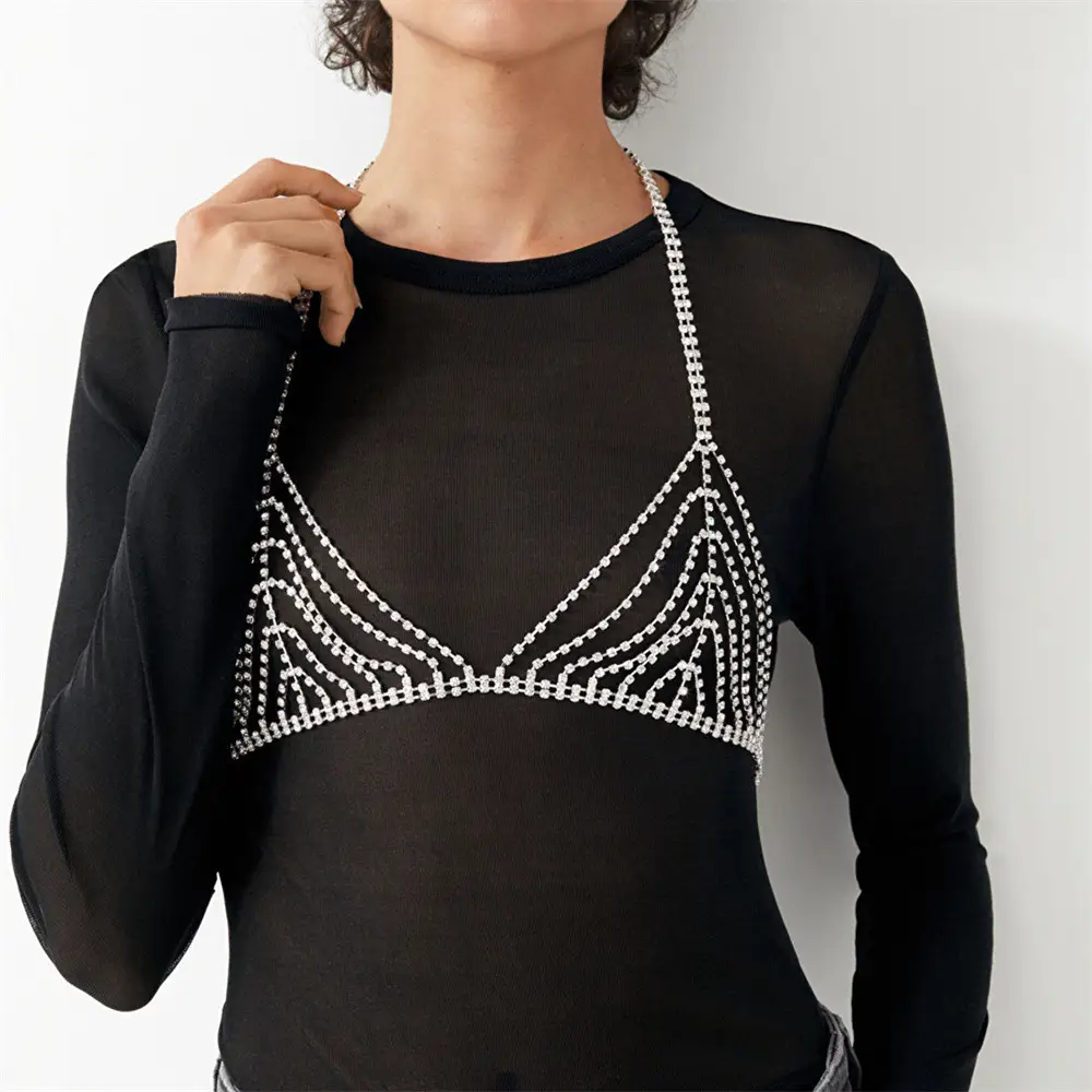 European And American Nightclubs Party Chest Necklace Accessories