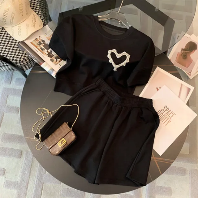 Women's High end Casual Shorts Suit Black Suit - Shop at LoveMi