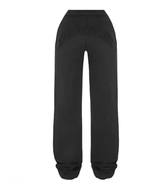 Letters Mid length Exposed Navel Coat Top Fashion High Waist Street Style Fashion Harajuku Long Black 2 - Shop at LoveMi