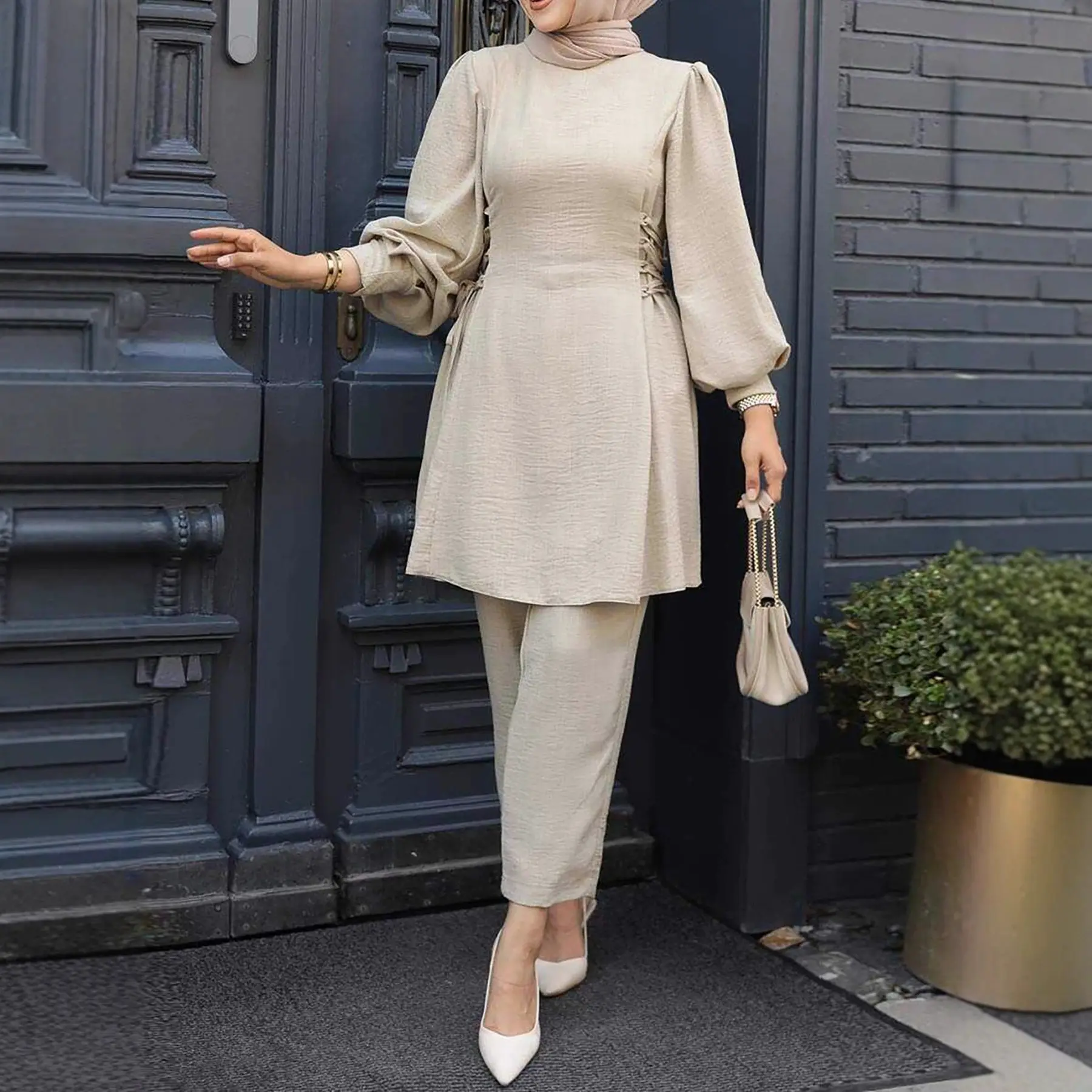 Elegant And Simple Long-Sleeved Suit