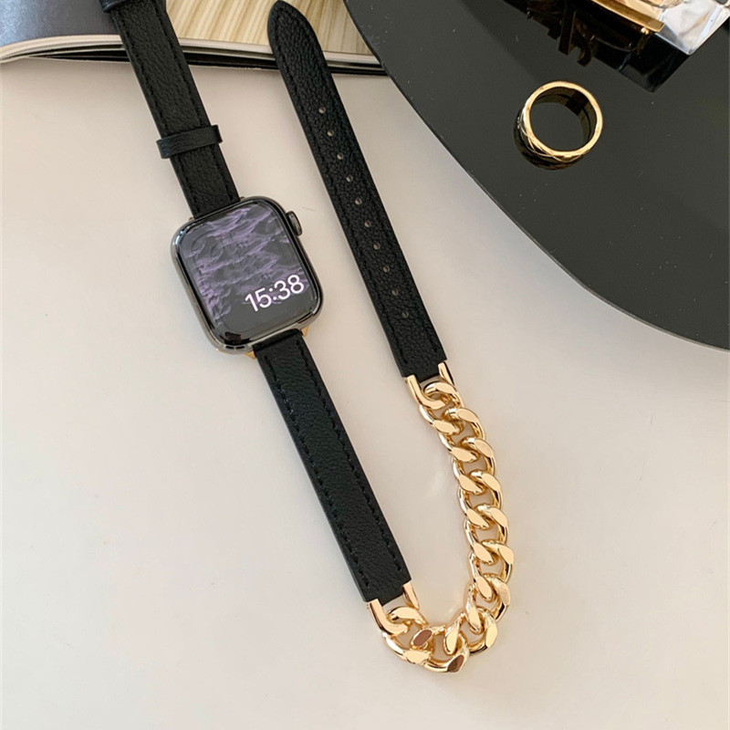 High-grade Classic Style Black Gold Series Metal Strap - Image 17