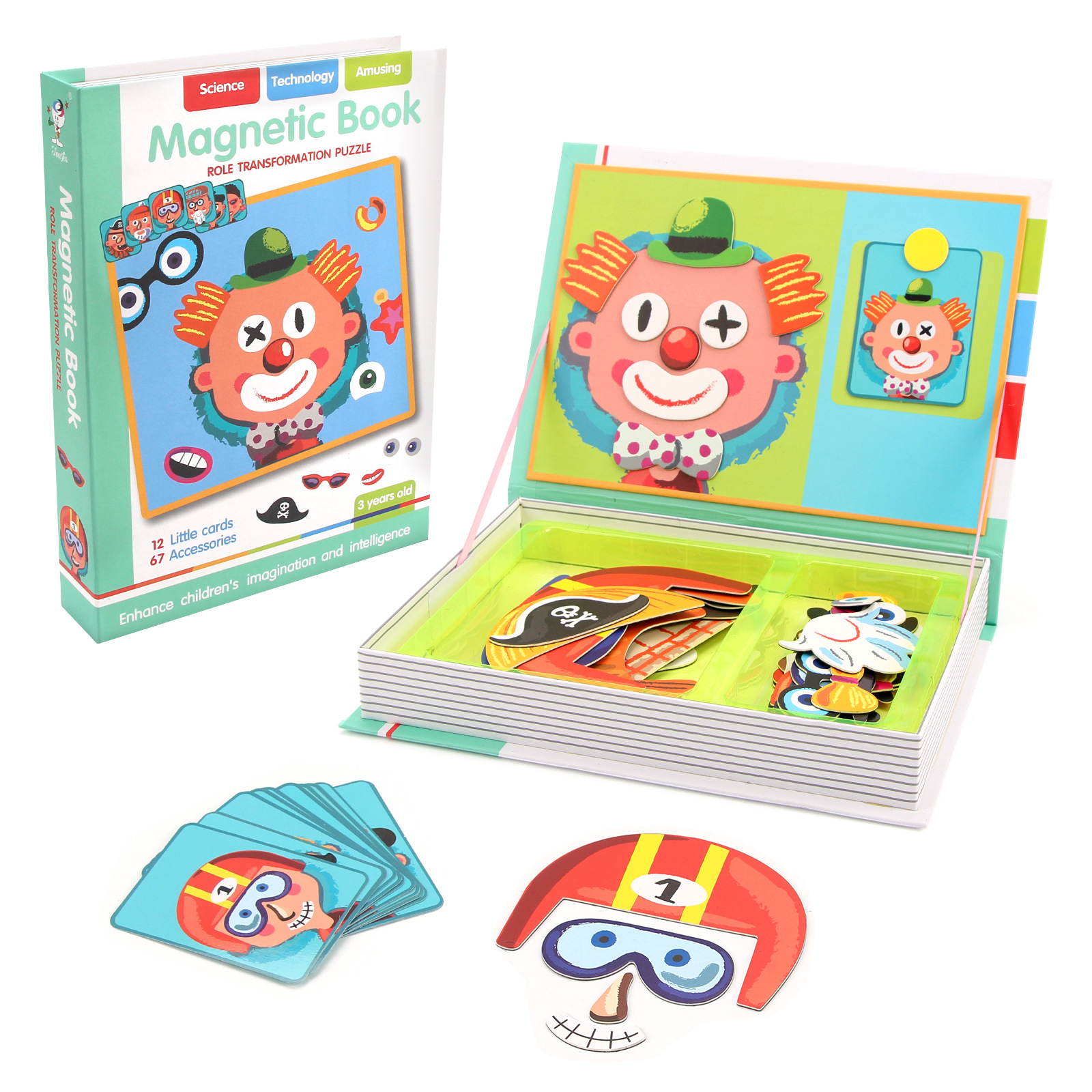 Educational Magnetic Puzzle DIY Toy For Parent-child Play — foto 14