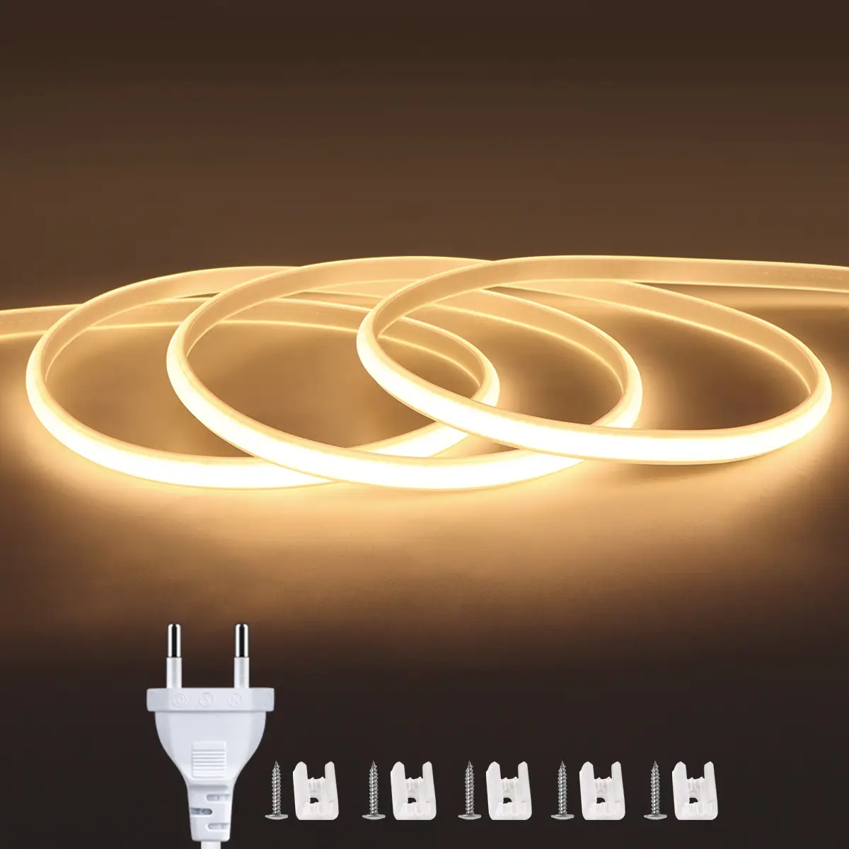 220V High Voltage Cob Outdoor Waterproof Decorative Led Light Strip
