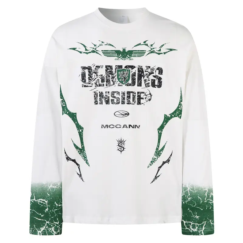 Fashion Letter Printing Men's And Women's Tops