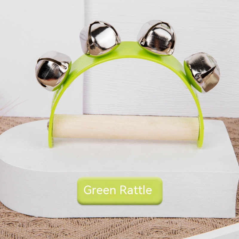 Green Semicircle Rattle