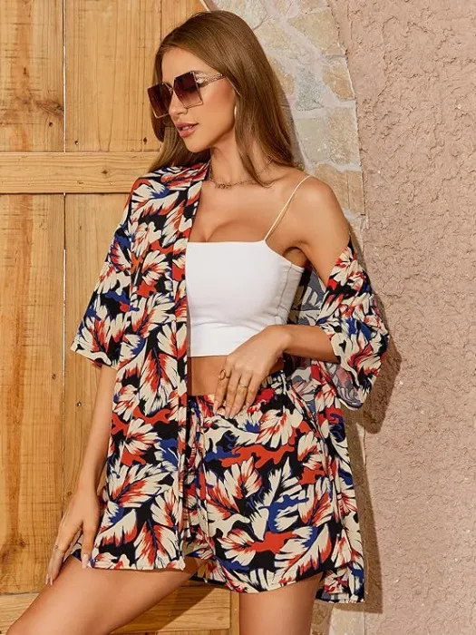 Women's Boho 2 piece Shirt 3 Style - Shop at LoveMi