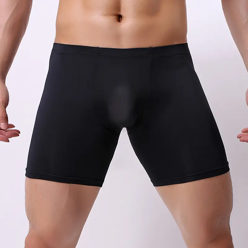 Men's Ice Silk Underwear Lengthened Boxers