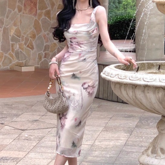 Lace-Up Floral Dress, picture 8 of 8