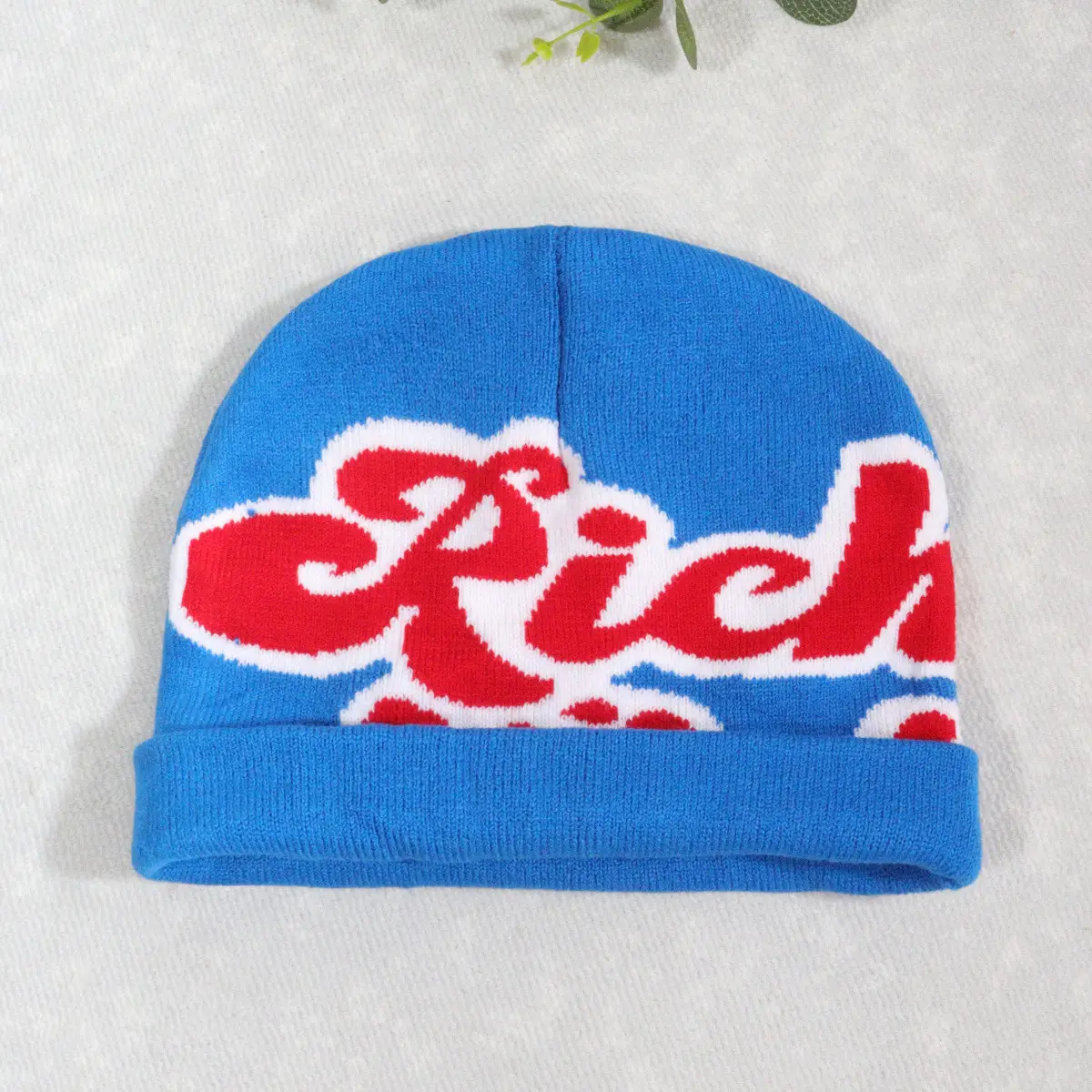 Knitted Hat English Letter Wool Autumn And Winter Warm