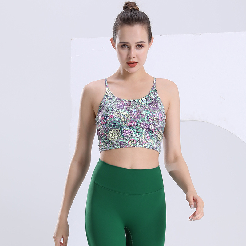 Huakui Green Printed Top