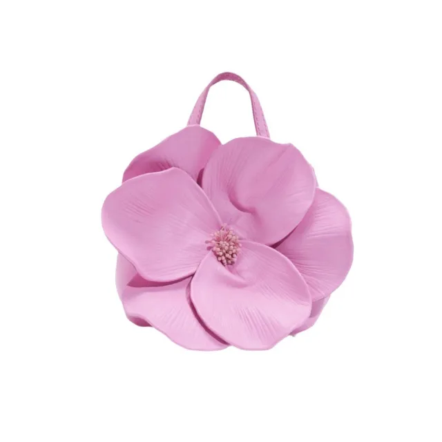 French Style Petal Flower Tote Bag One Shoulder Crossbody Pink - Shop at LoveMi